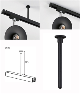 Micro Elegance Mains Lighting Track System - Suspension Components