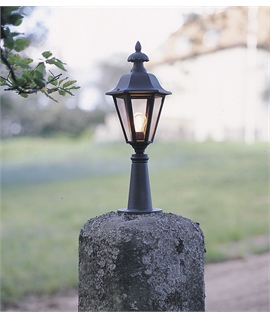 Traditional Style Post Top Lantern Height 410mm