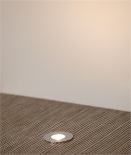 Recessed LED Floor Light - Suits All Locations Including Bathrooms
