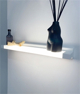 LED Bathroom Wall Light - Offers Shelf Space - Depth 105mm