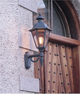 Handbuilt Exterior Wall Lantern - Upright Bracket 