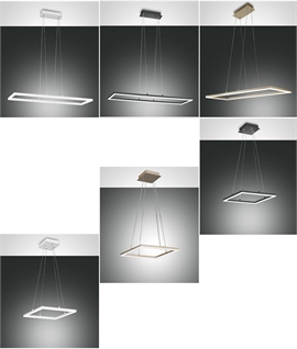 LED Wire Suspended Pendants in Gold, White or Anthracite