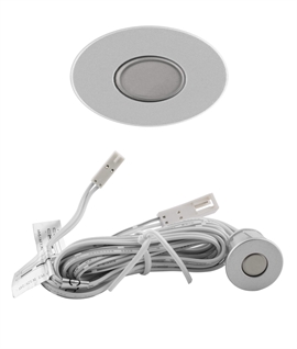 Satin Silver Recessed Touch Sensitive Dimmer