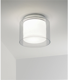 Attractive Low Protrusion Ceiling Light - Bright Yet Diffused Lighting For Bathrooms