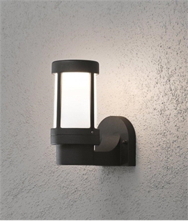 Modern Exterior Bracket Wall Light in Two Finishes