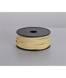 Ashmore 25m Roll Beige Braided 2 Core 0.75mm Cable VDE Approved