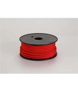 Ashmore 25m Roll Red Braided 2 Core 0.75mm Cable VDE Approved