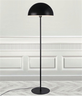 Scandinavian Floor Lamp with Dome Shade