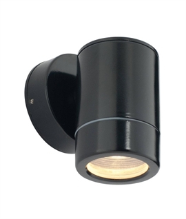 Exterior Wall Downlight For GU10 Mains Bulbs - Round Back Plate IP44