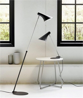 Scandi Design Sloping Adjustable Lamp Floor Light