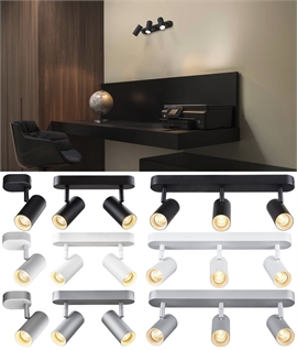 Adjustable LED Spotlight Bar - Single, Double or Triple