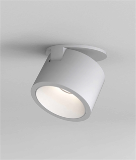 Recessed Adjustable LED Downlight - Black or White