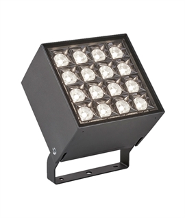 Exterior High-Power LED Aluminium Spotlight - Cube Design