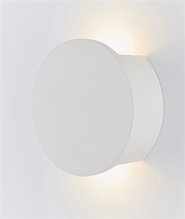 Modern LED Round Up and Down Plaster Wall Light