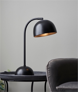 Black Scandi-Style Adjustable Shade Table Lamp