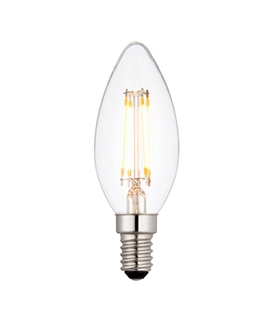 E14 4w LED Filament Candle Lamp - Dimmable