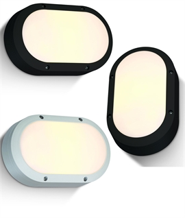 LED Simple Bulkhead Wall or Ceiling Light - 10W IP54