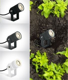 Adjustable LED 10w Garden Spotlight - 3 Finishes