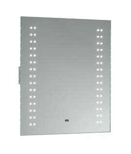 LED Illuminated Mirror & Shaver Socket 600mm x 500mm