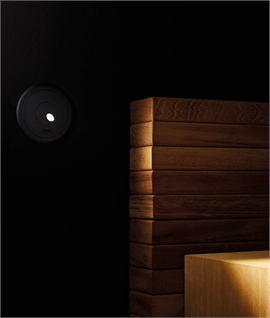 LED Semi-Recessed Round Bedside Reading Light