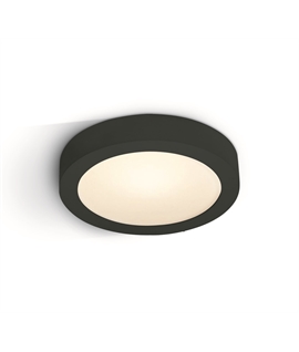 Black 30W LED slim plafo light, IP40, suitable for residential and
commercial application.