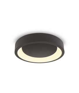 Anthracite 42W LED Decorative Plafo, IP20, suitable for residential and
commercial application.