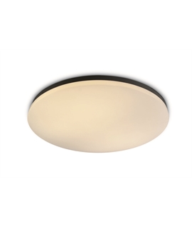 Black 55W LED slim plafo light, IP20, suitable for residential and commercial application.