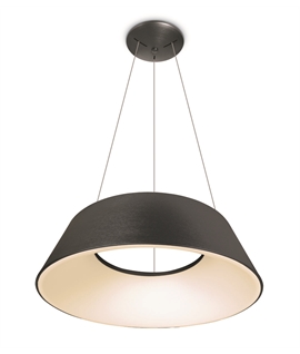 Brushed Anthracite 60W LED Pendant , IP20 suitable for residential and commercial application .
