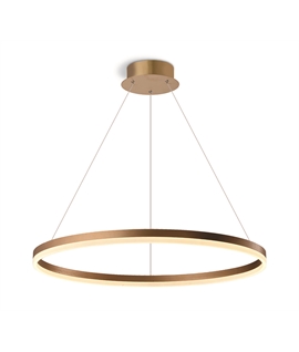 Brass 60W LED Pendant, IP20 suitable for residential and commercial application.