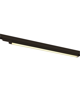 Black LED Linear track light, high lumen output ideal for shops and
showrooms.