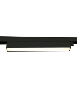 Black CCT Variable LED Linear track light, high lumen output ideal for shops and
showrooms.