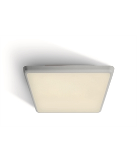 White 25W LED slim plafo, IP54, ideal for both indoor and outdoor
installation.