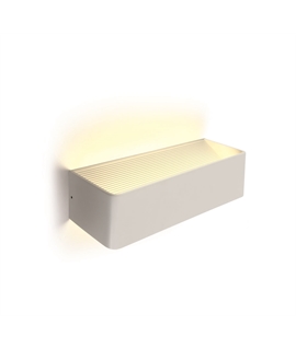 White 12W LED wall surface light IP20.