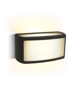 Anthracite 10W Wall light, IP54.