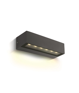 Anthracite 8W Wall light, IP65.