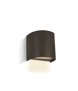 Anthracite 6W mains GU10 wall mounted decorative light.