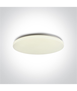 White 50W LED slim plafo light, IP20, suitable for residential and commercial application.