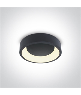 Anthracite CCT Variable 20W LED Decorative Plafo, IP20.