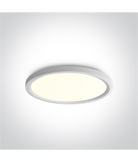 White 40W  LED slim plafo light, IP20, suitable for residential and commercial application.