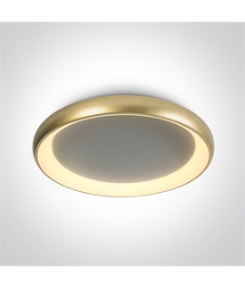 Brushed Gold 50W LED Plafo, IP20 suitable for residential and commercial application.