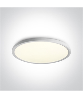 White 60W  LED slim plafo light, IP20, suitable for residential and commercial application.