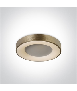 Brushed Gold 40W LED Decorative Plafo, IP20, suitable for residential and
commercial application.