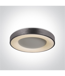 Brushed Anthracite 50W LED Decorative Plafo, IP20, suitable for residential and
commercial application.