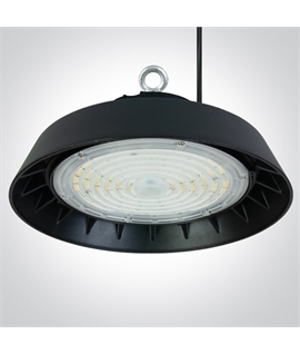 Black CCT Variable and power adjustable 60W/80W/100W SMD LED Industrial High Bay, IP65.