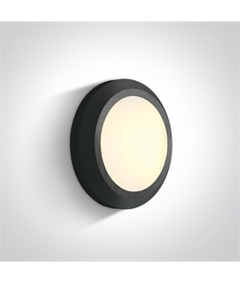Anthracite 3,5W LED wall light, IP65, ideal for both indoor and outdoor
installation.