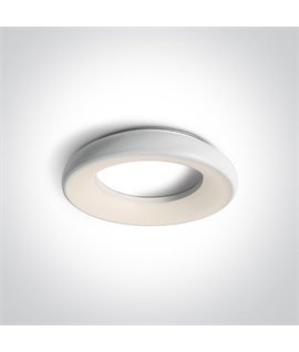 White 25W LED slim plafo light, IP40, suitable for residential and
commercial application.