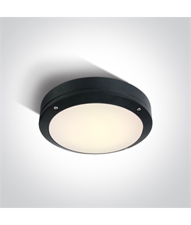 Black 10W Wall LED light, IP54, classic outdoor range
AC LED.