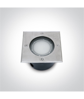 Stainless Steel Inground, stainless steel light with GX53 lampholder.