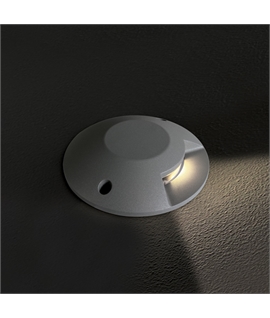 Grey 6W COB LED Surface ground, IP67 for path illumination.