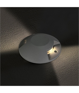 Grey 2x6W COB LED Surface ground, IP67 for path illumination.